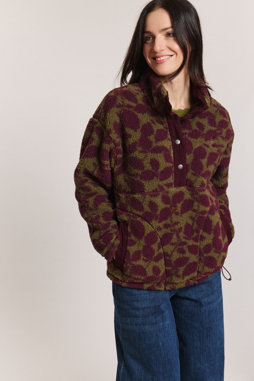 Image Fleece-Schlupfjacke Jorgaa  mit recyceltem Polyester_1