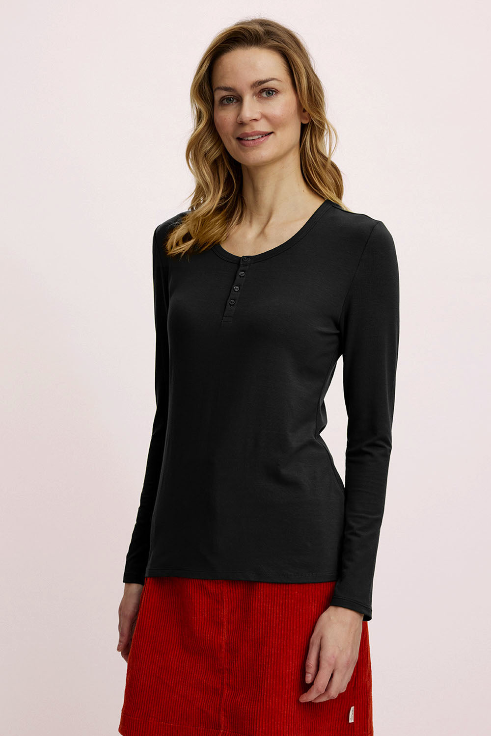 Henley-Shirt aus Tencel™