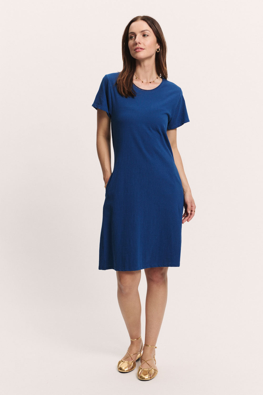 Jerseykleid Inoaa aus Leinen