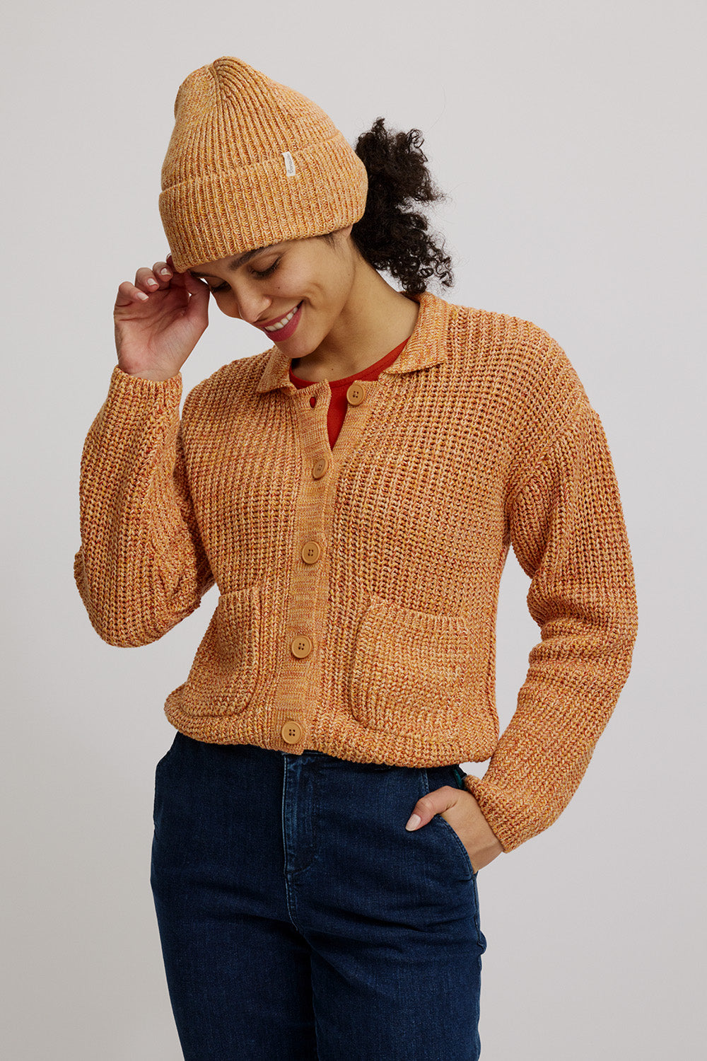 Gemütliche Strickmütze