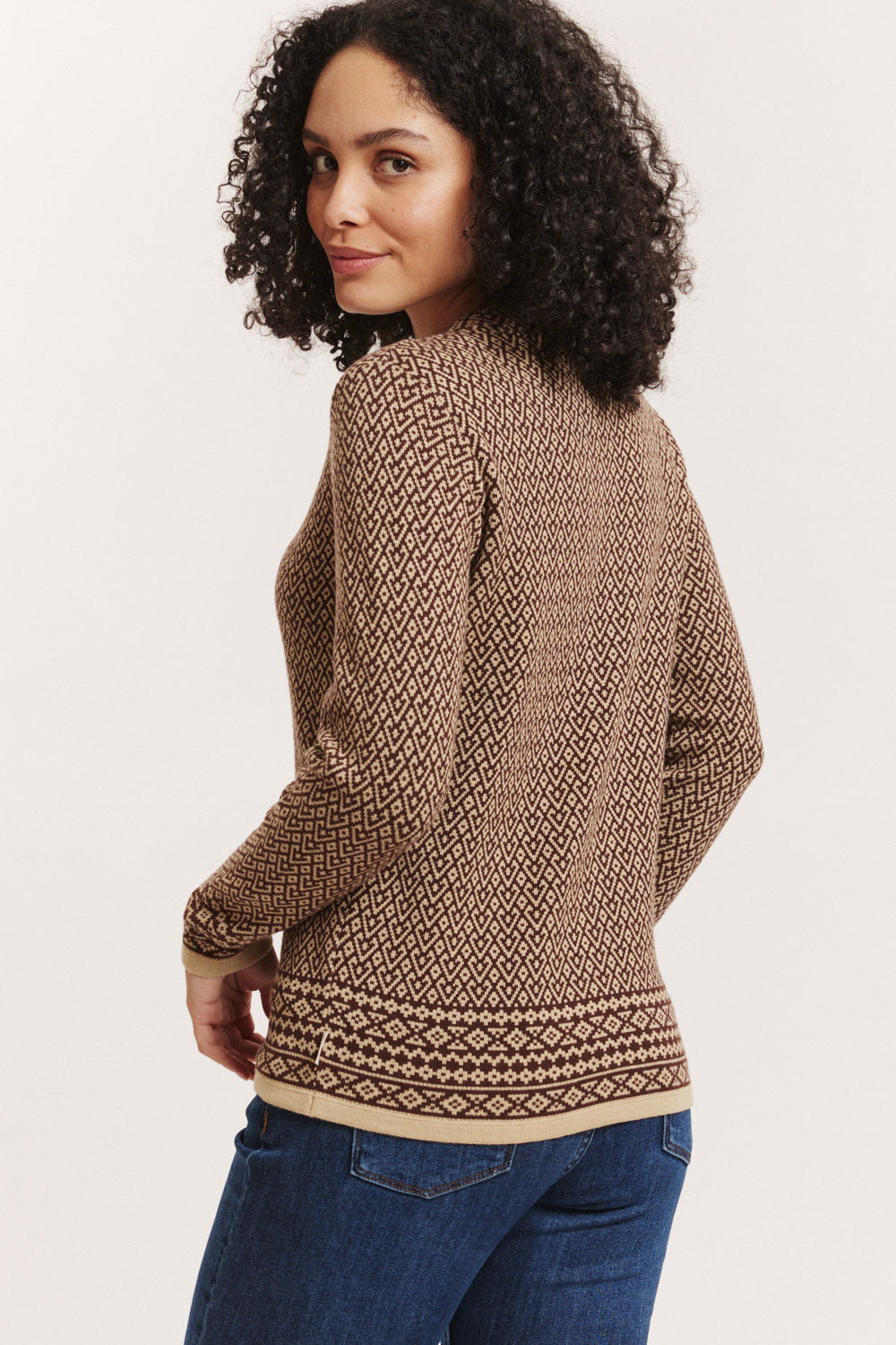 Strick-Pullover Lieen aus Biobaumwolle