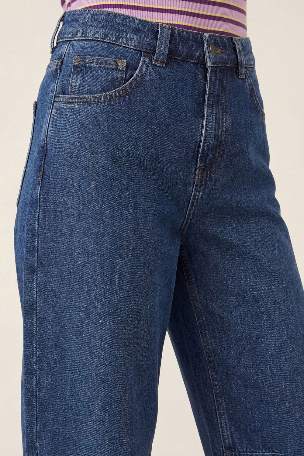 Image Dariss – Barrel-Jeans ohne Elasthan_3