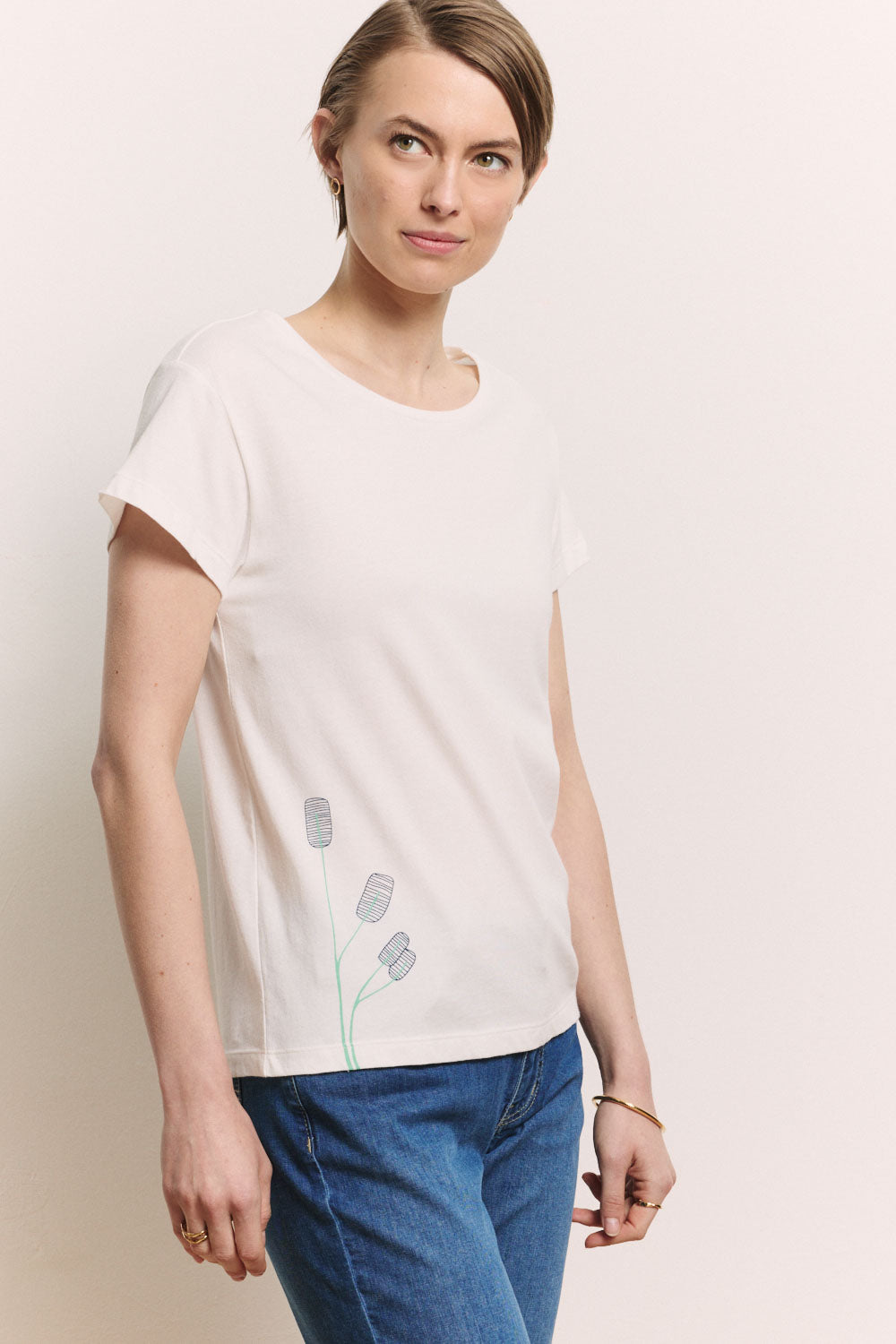 2er-Set Jerseyshirt Hannaa aus Bio-Baumwolle
