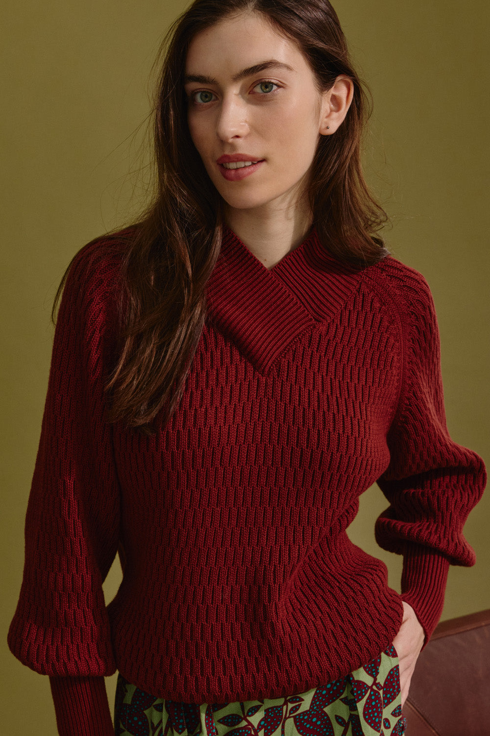 Lockerer Strickpullover
