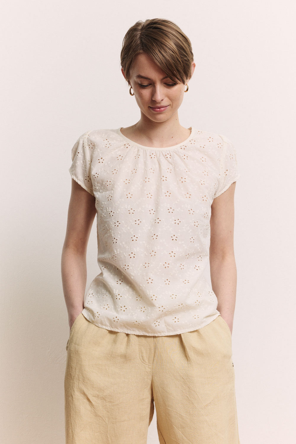 Bluse Elinaa aus Baumwolle