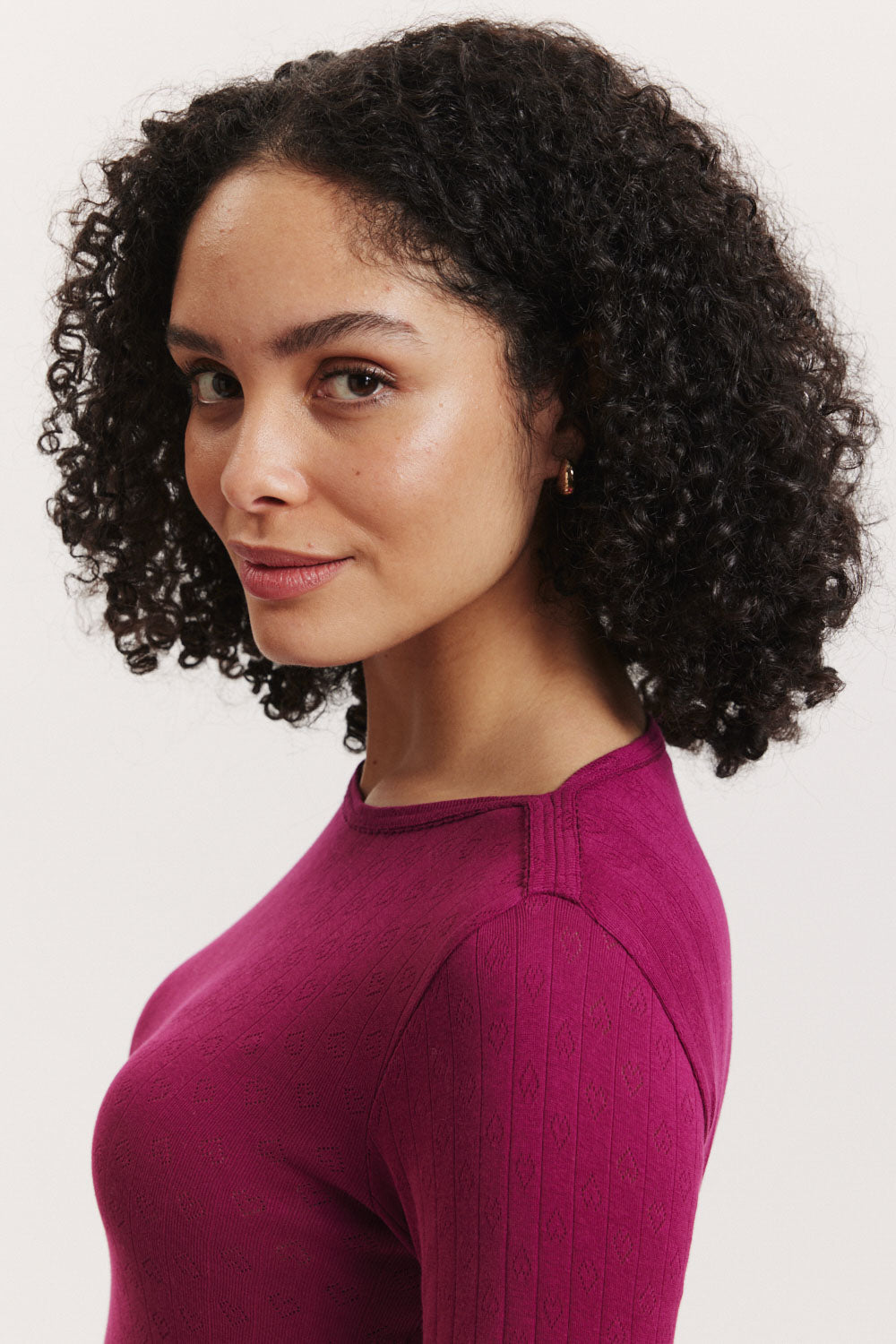 Ajour-Shirt Coraa aus Biobaumwolle