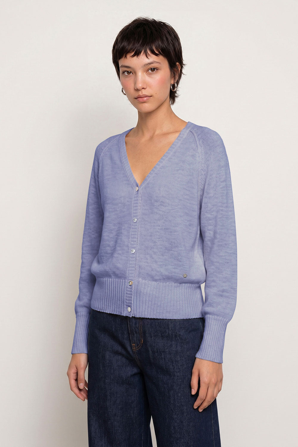 Image Mirellee – Raglan-Cardigan Slub_1