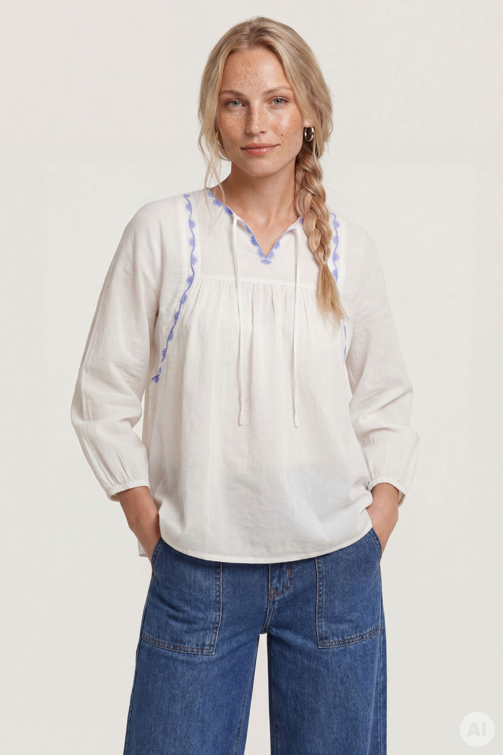 Image Ayoo – Voile-Bluse aus Bio-Baumwolle_1