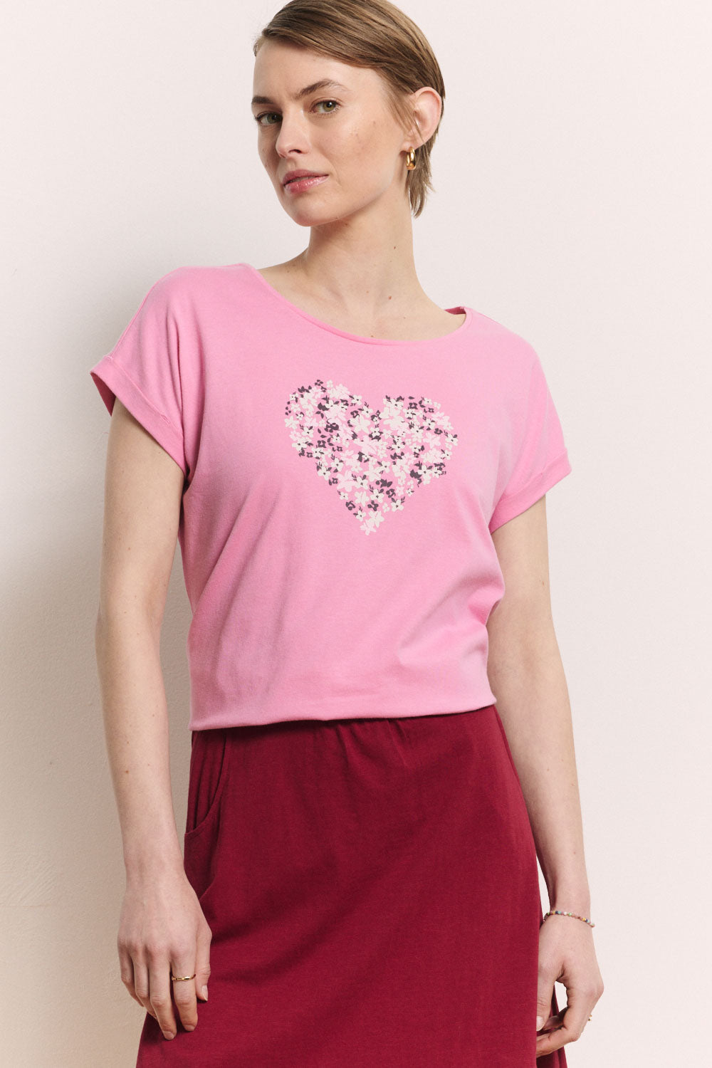 Jerseyshirt Ritaa aus Bio-Baumwolle