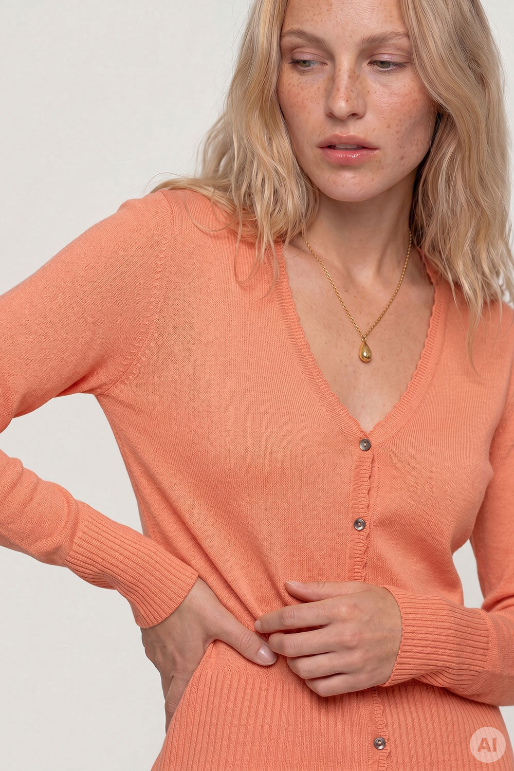 Image Linaa – Cardigan Bio-Baumwollstrick_3