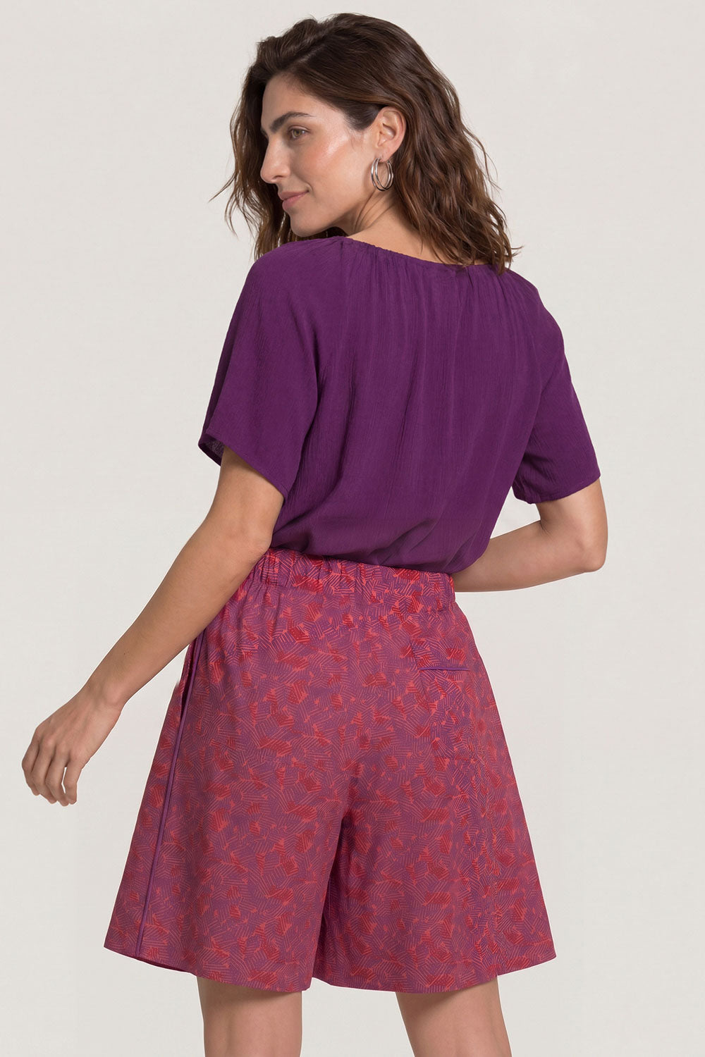 Image Leaa – Shorts EcoVero-Viskose Print_2