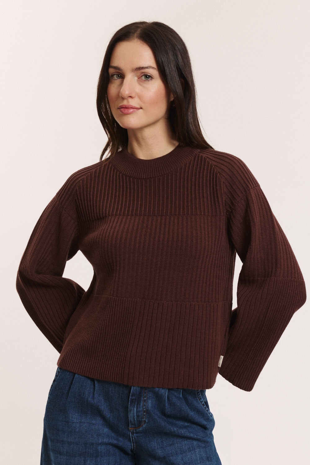 Strick-Pullover Sunnaa aus Biobaumwolle