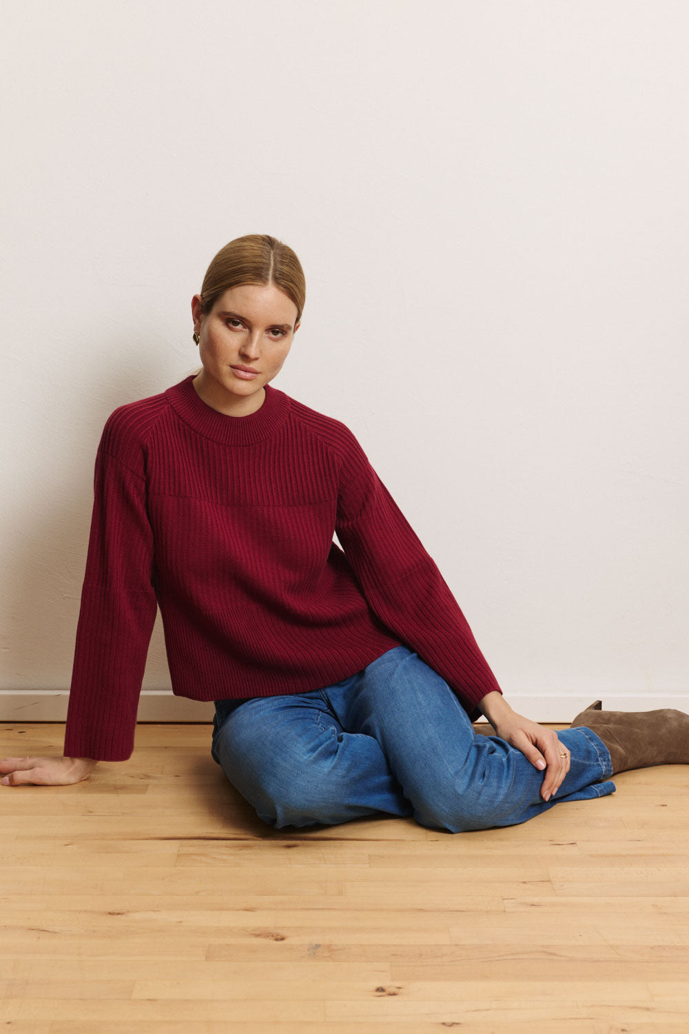 Strick-Pullover Sunnaa aus Biobaumwolle