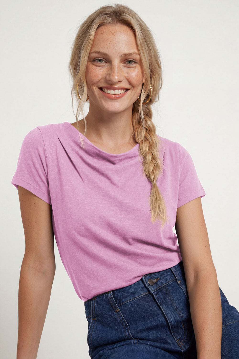 Image Ginaa – Slub-Jersey-Shirt Relaxed Fit_1