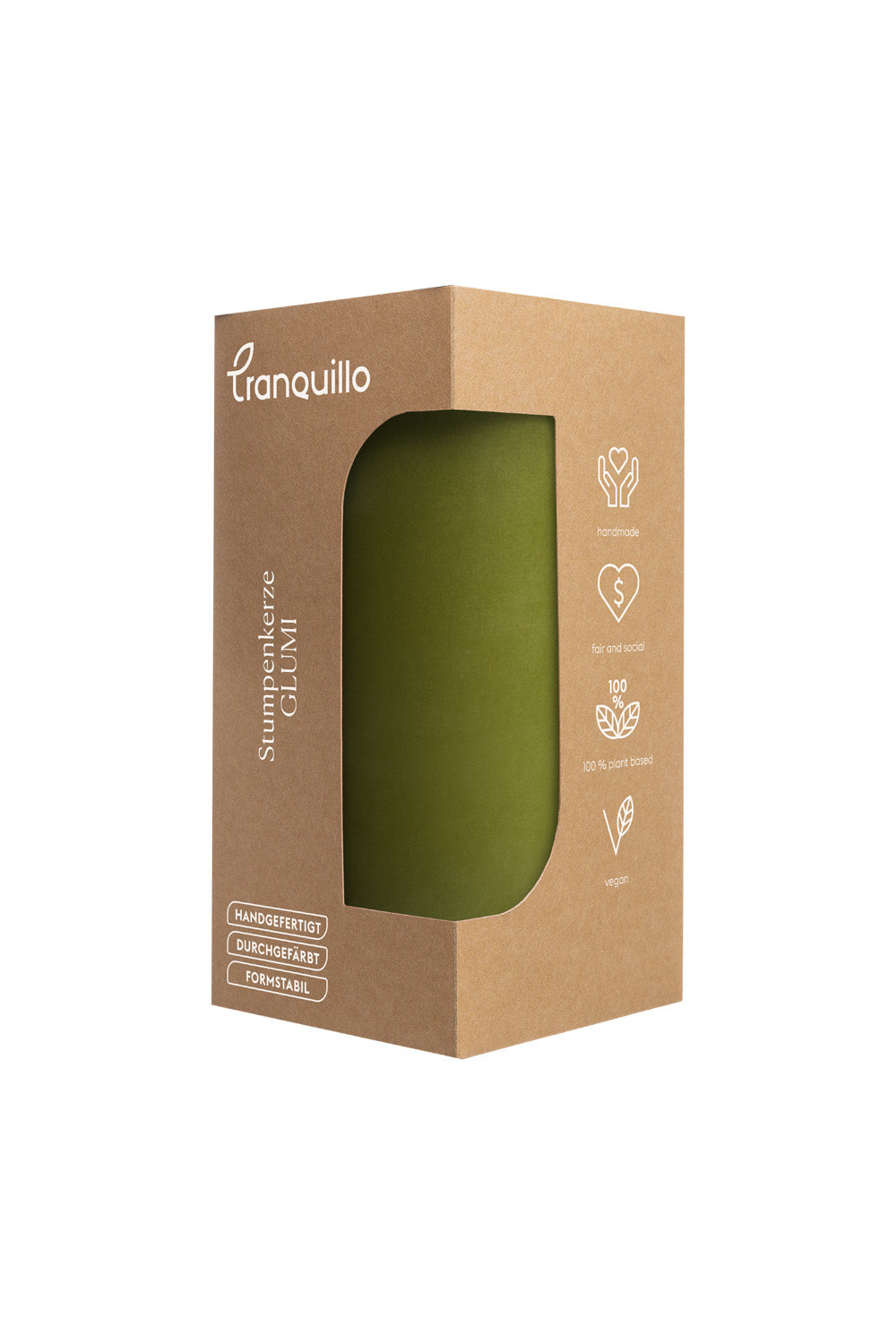 Pillar Candle GLUMI grass
