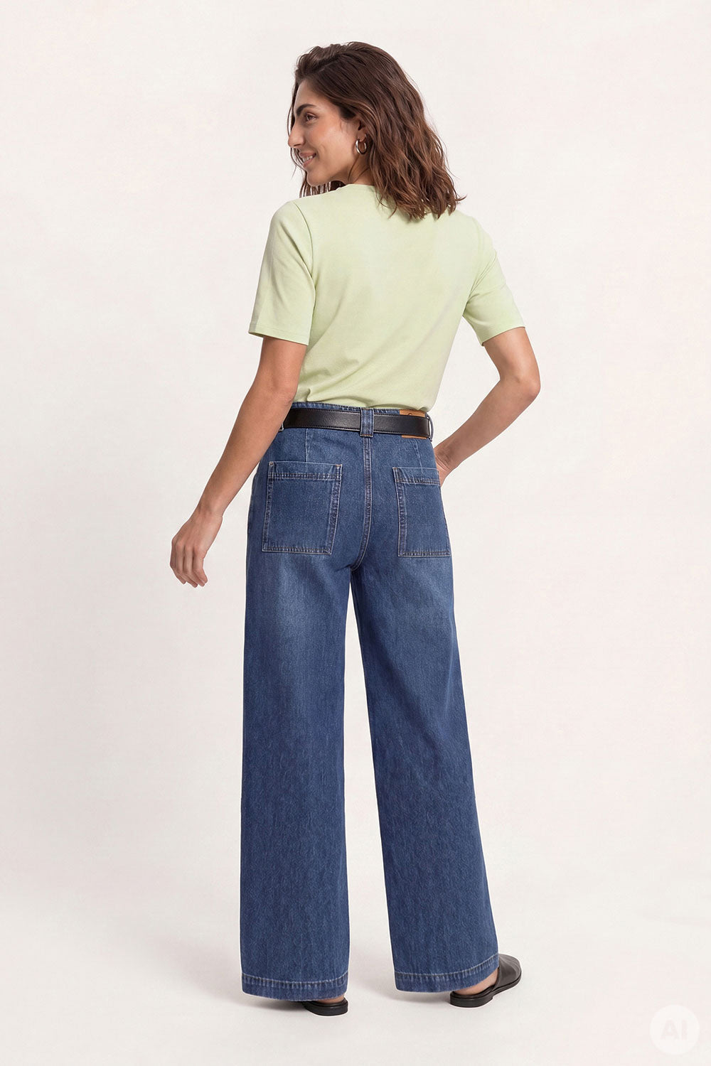 Image Devii – Weite Denim-Hose_2