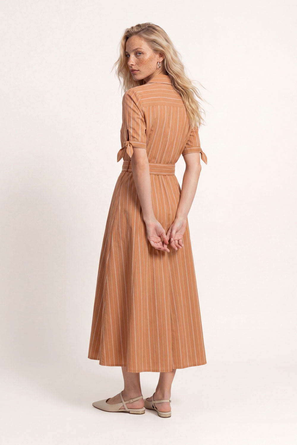 Image Loriell – Midi-Kleid Popeline_2