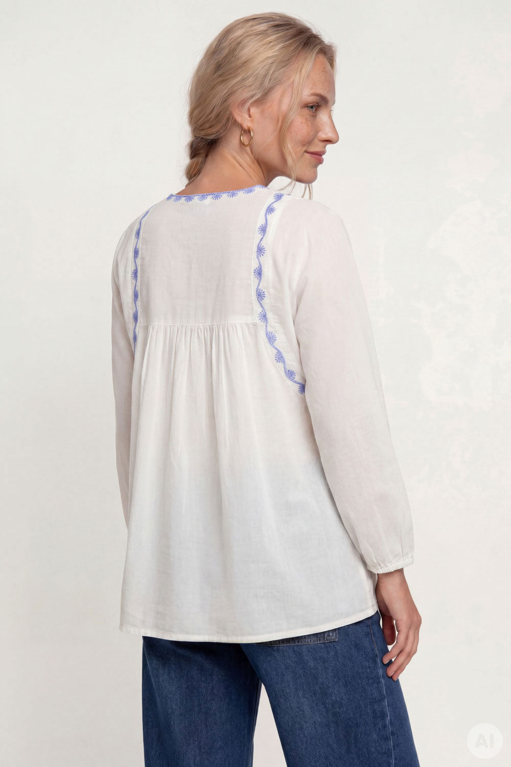 Image Ayoo – Voile-Bluse aus Bio-Baumwolle_2