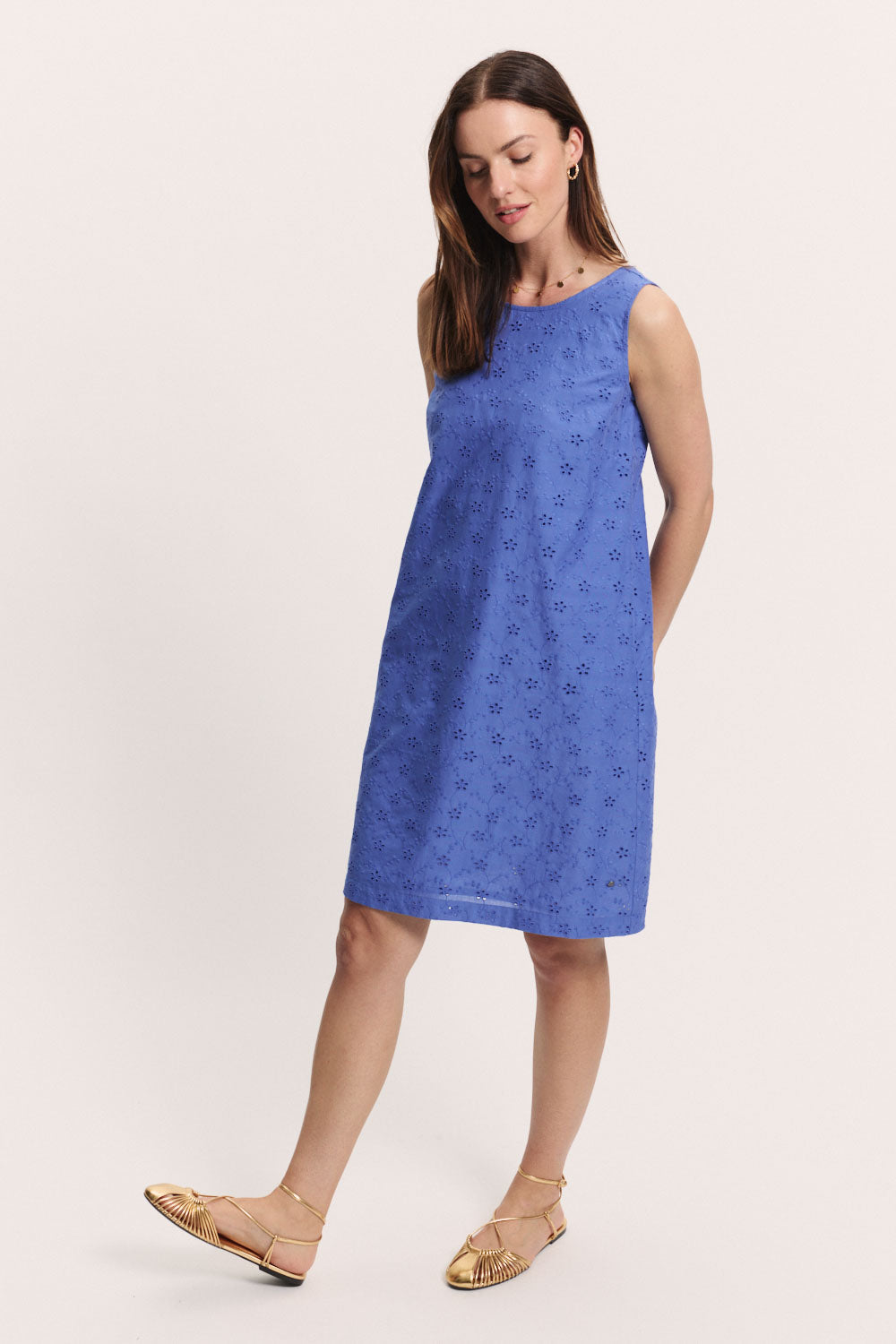 Kleid Lenii aus Baumwolle
