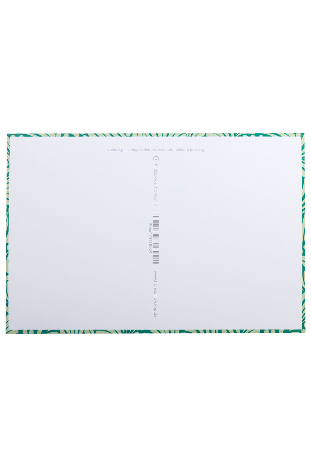 Postkarte GREEN SWIRL