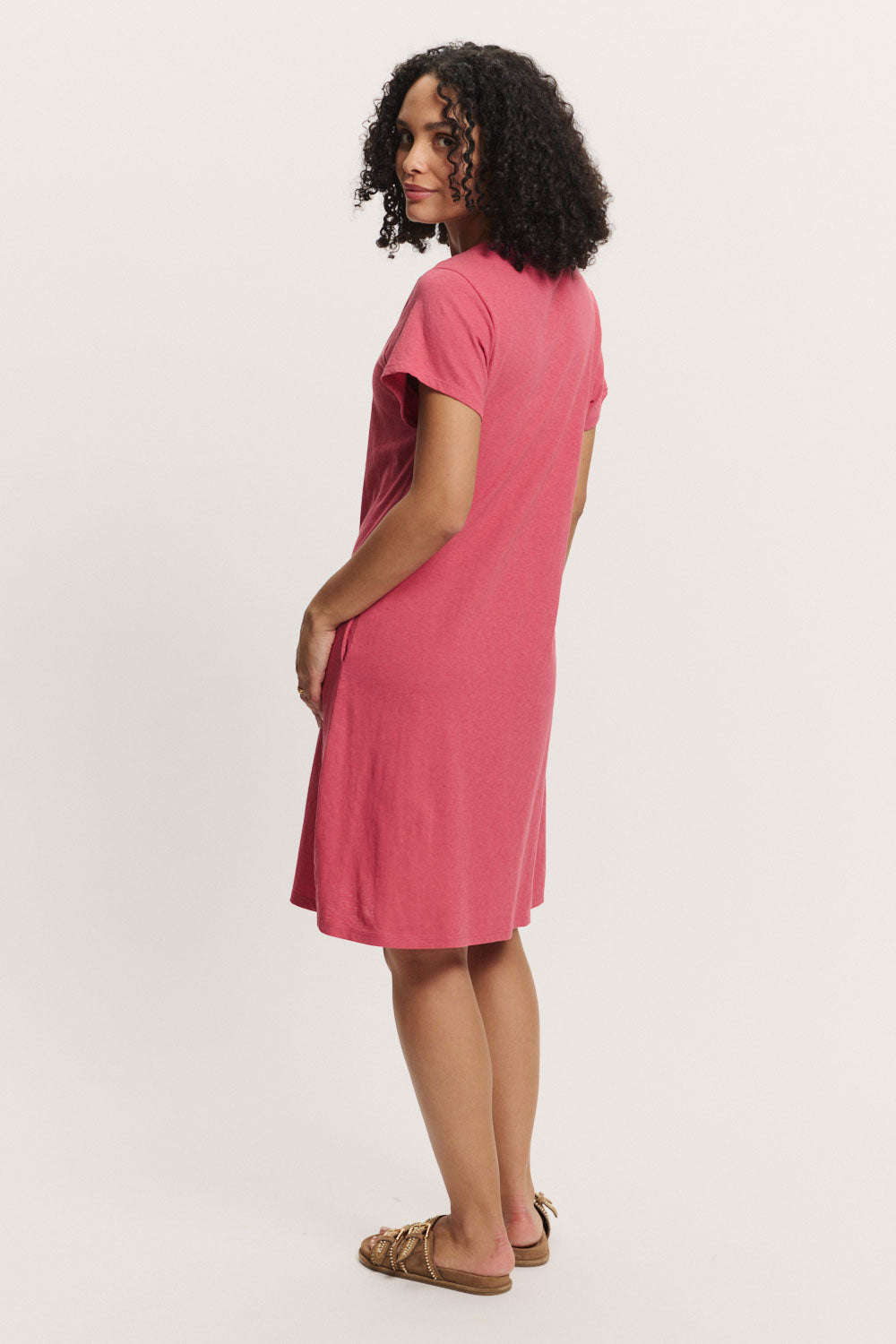Jerseykleid Inoaa aus Leinen