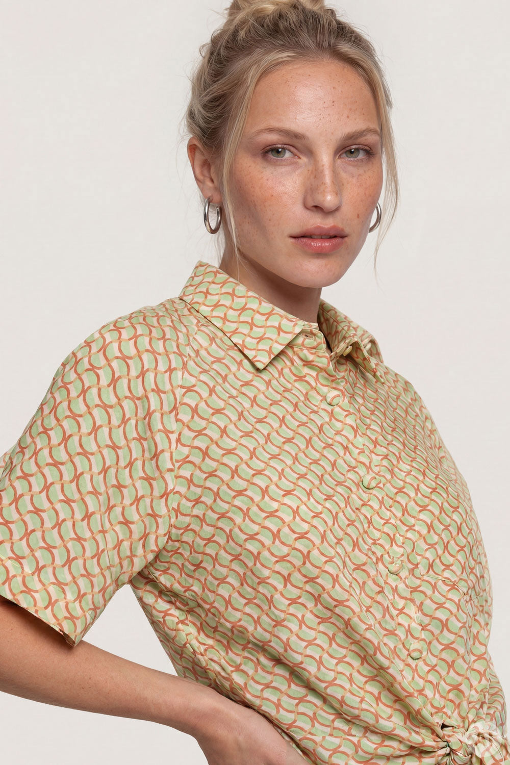 Image Malii – Shirt Knoten-Detail EcoVero_3