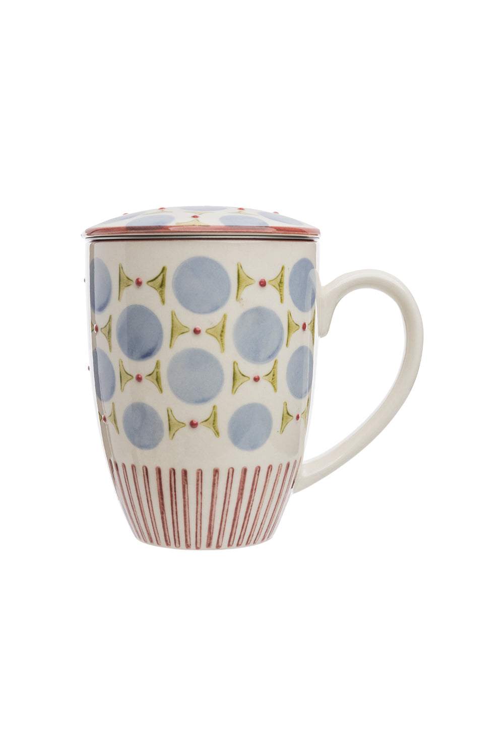 Cup with tea strainer RETROFLORIA 