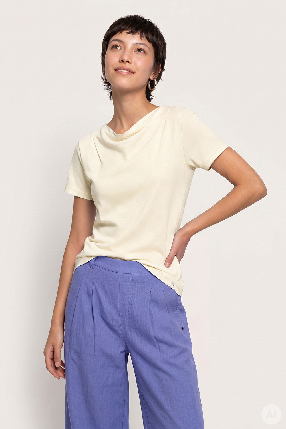 Image Ginaa – Slub-Jersey-Shirt Relaxed Fit_1