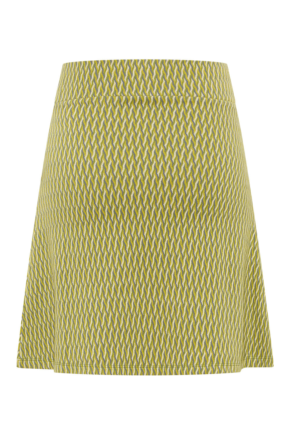 Knitted skirt with a retro look