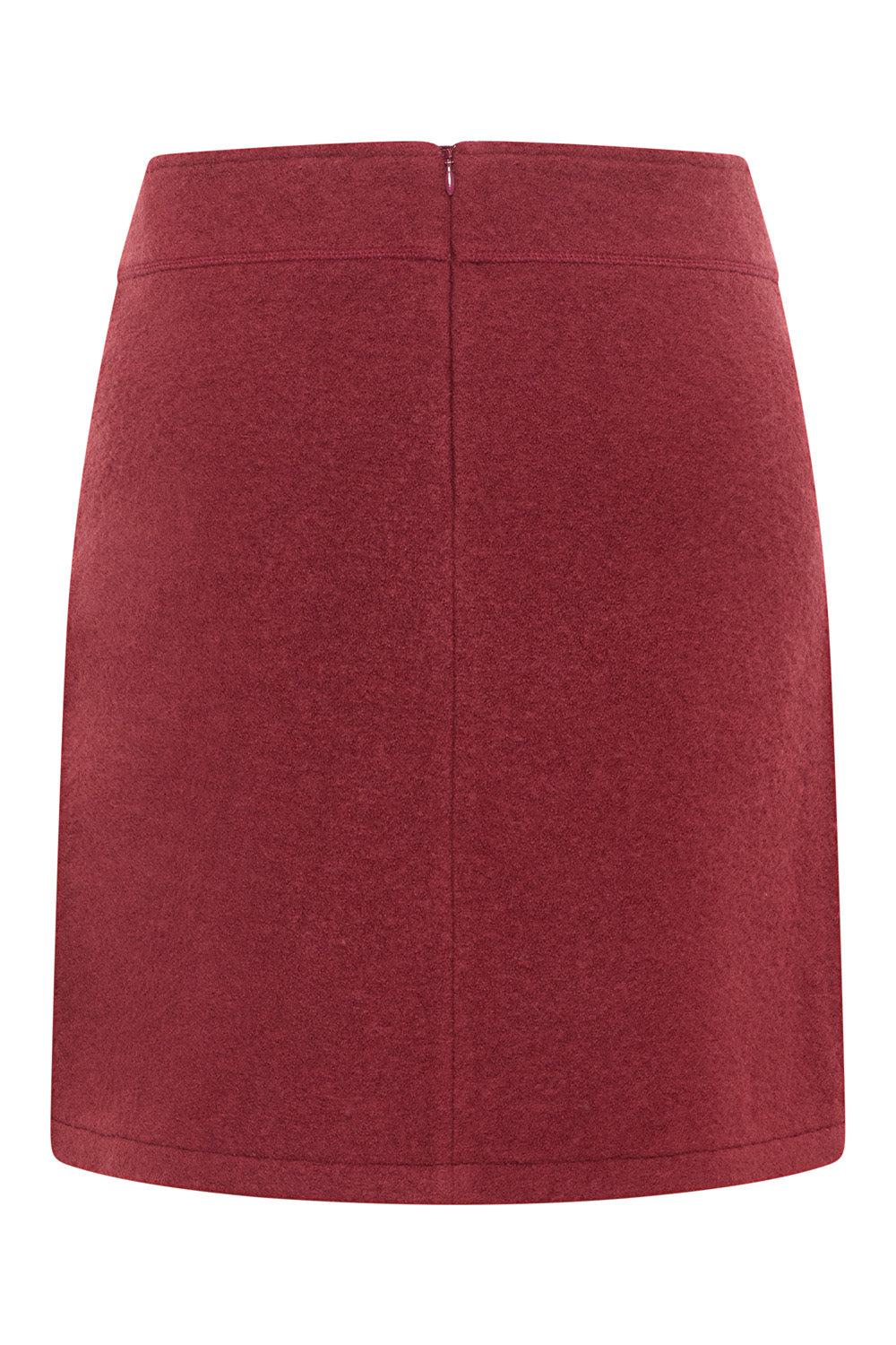 Kurzer Rock aus reinem Wollfleece