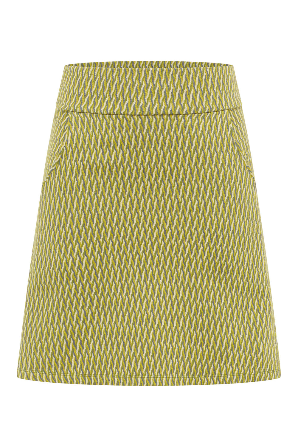 Knitted skirt with a retro look