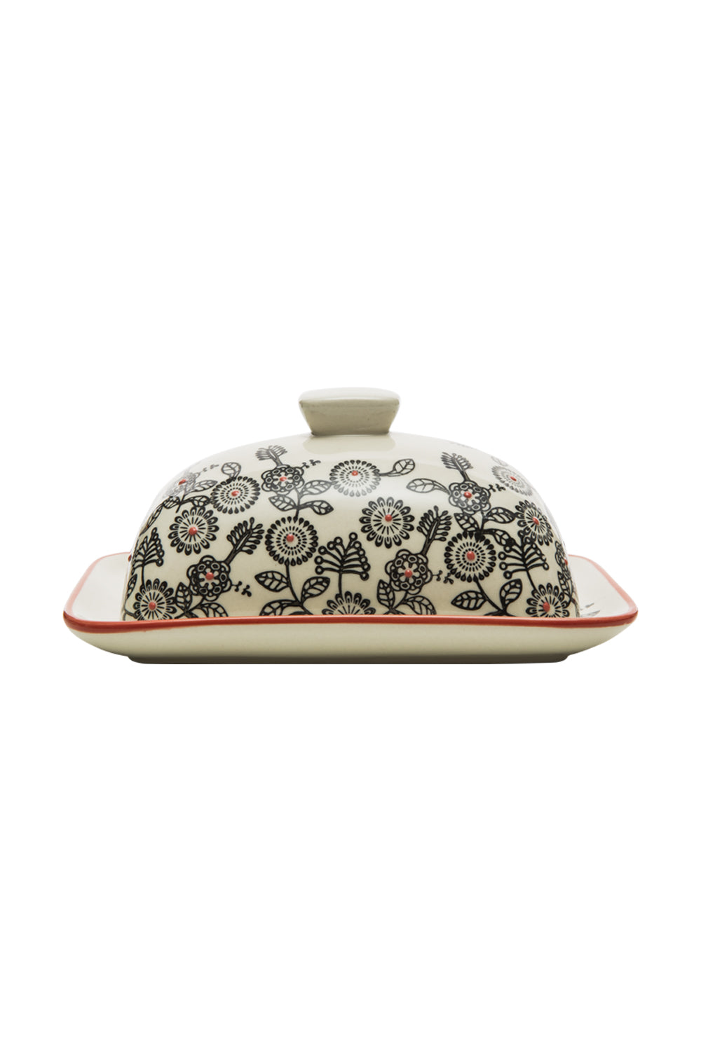 Butter Dish FLORAL