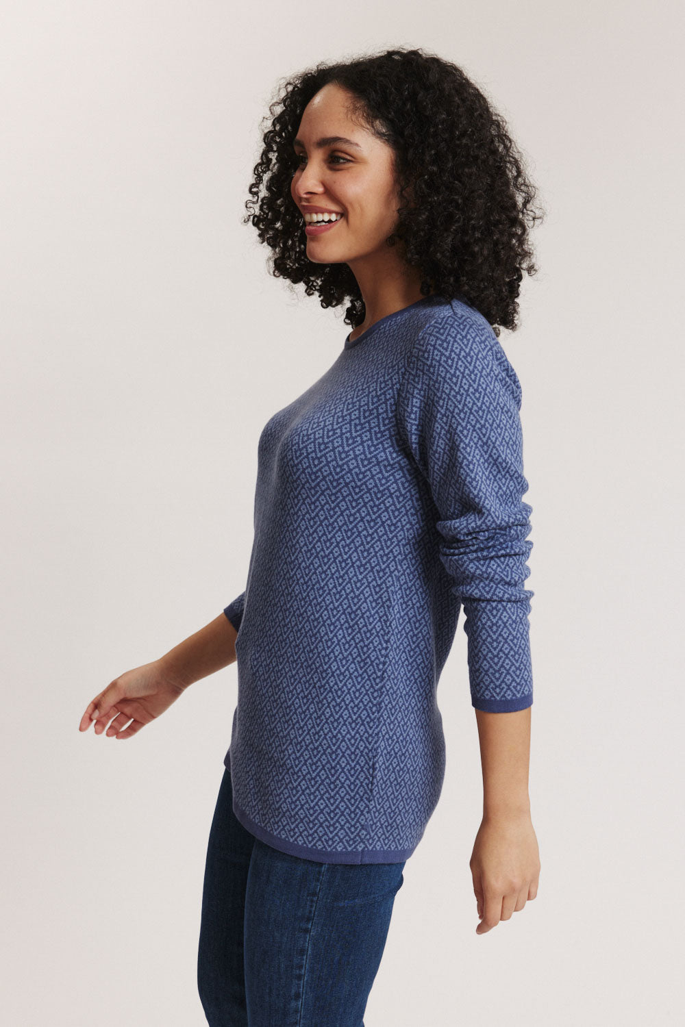 Lolaa Jacquard-Pullover – Organic Cotton