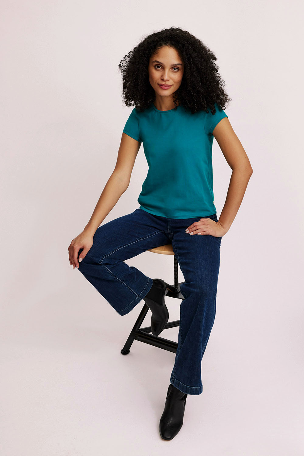 Basic-Shirt aus Biobaumwolle