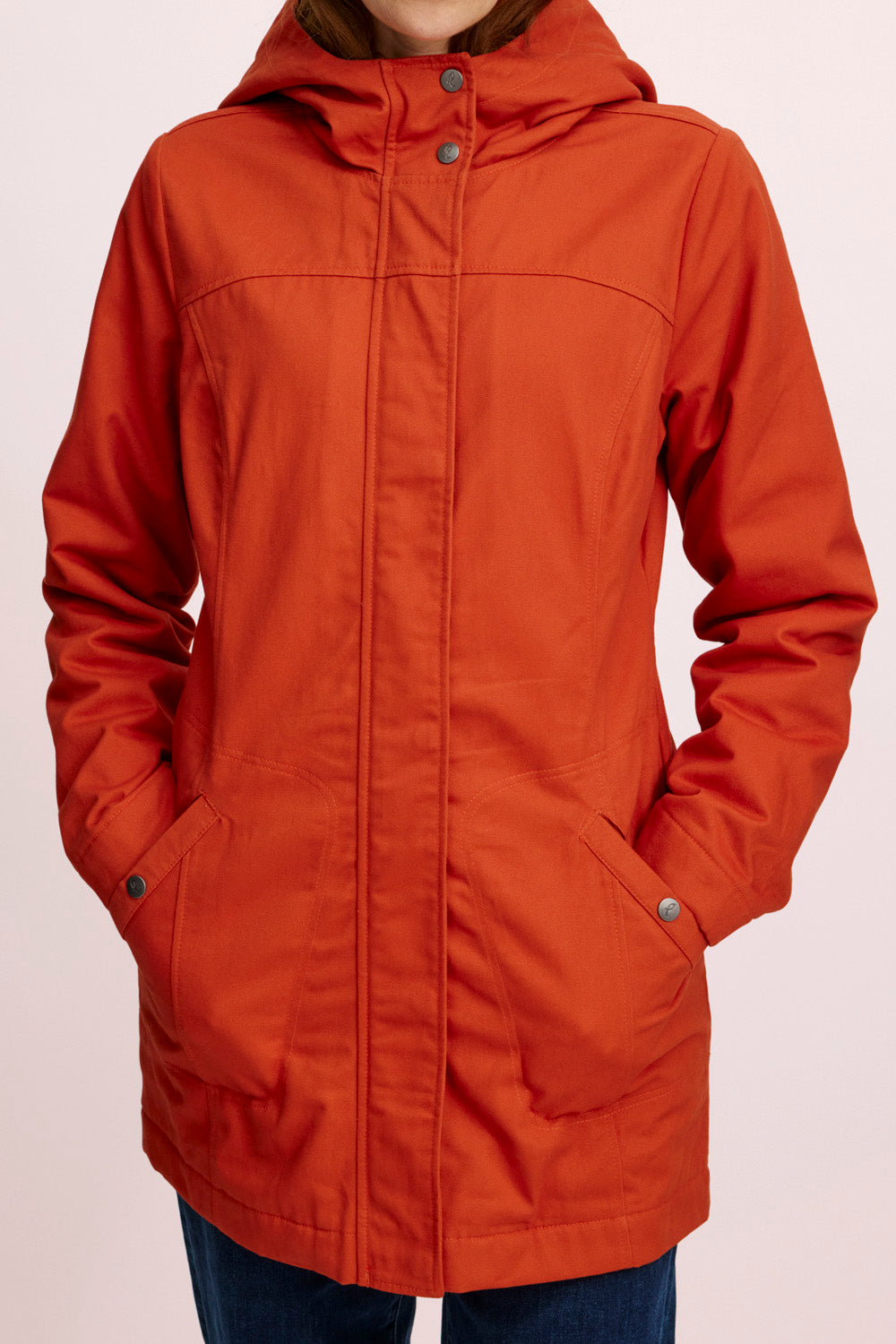Taillierte Jacke aus Biobaumwolle