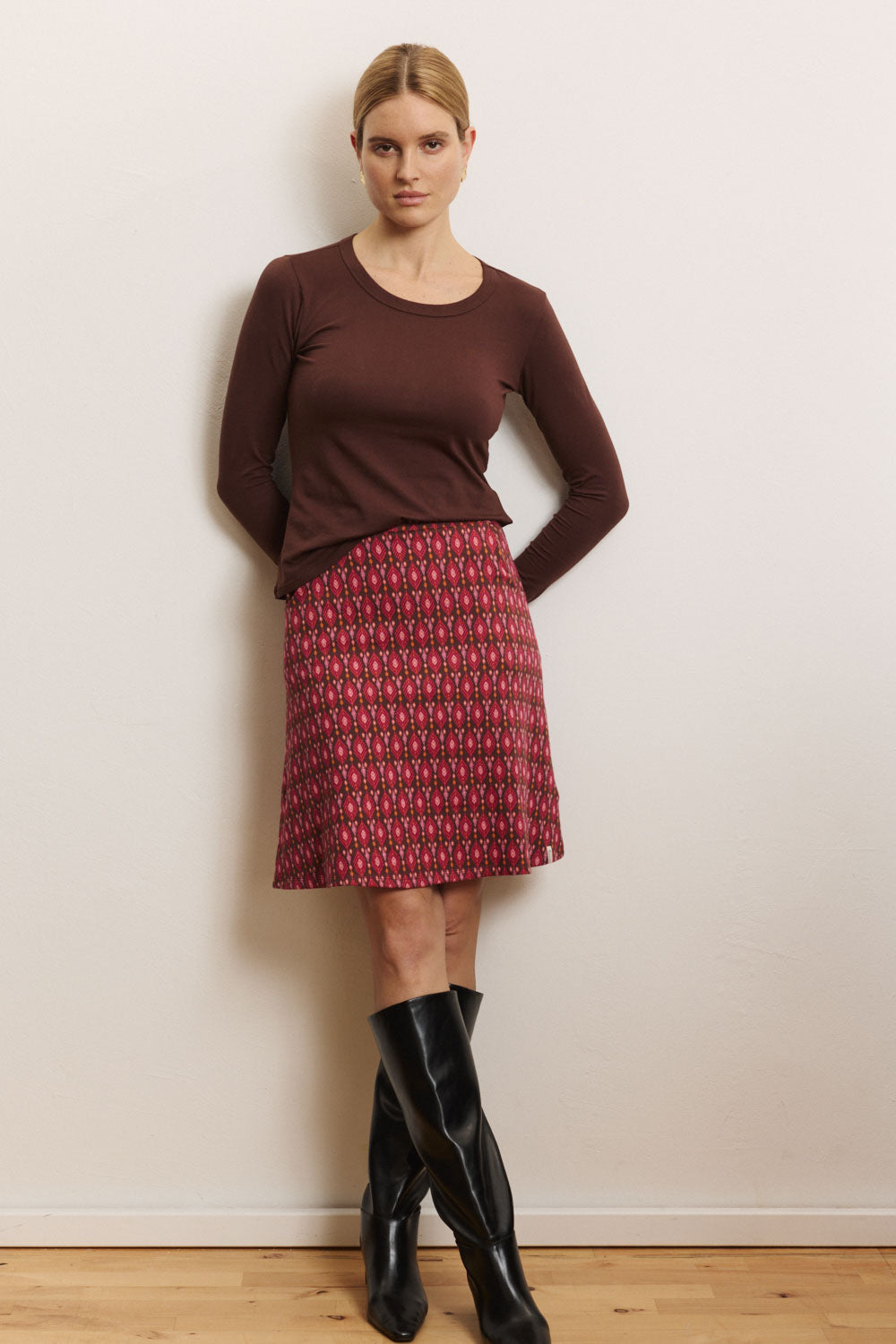 Strick-Rock Sabinee aus Biobaumwolle