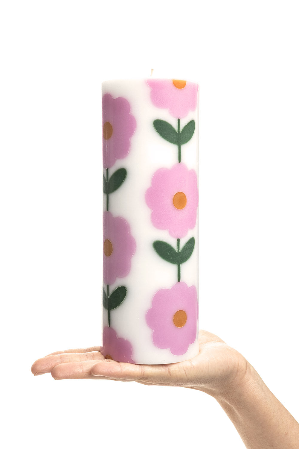 Stumpenkerze GLUMI FLOWER