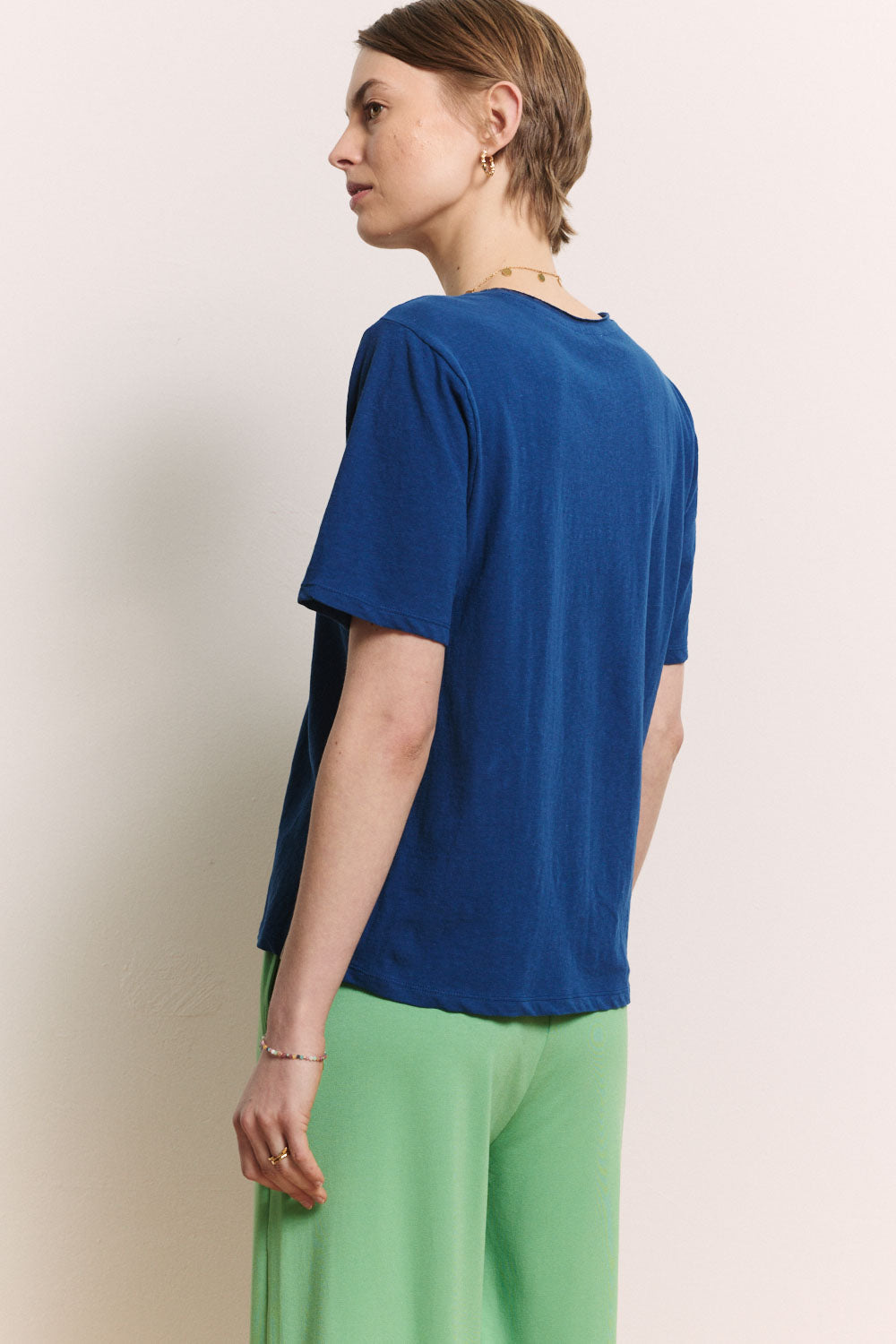 Jerseyshirt Liiz aus Leinen