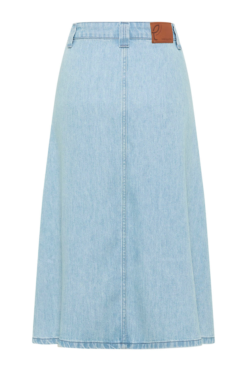 Image Lovaa – Midirock aus Tencel-Denim_5