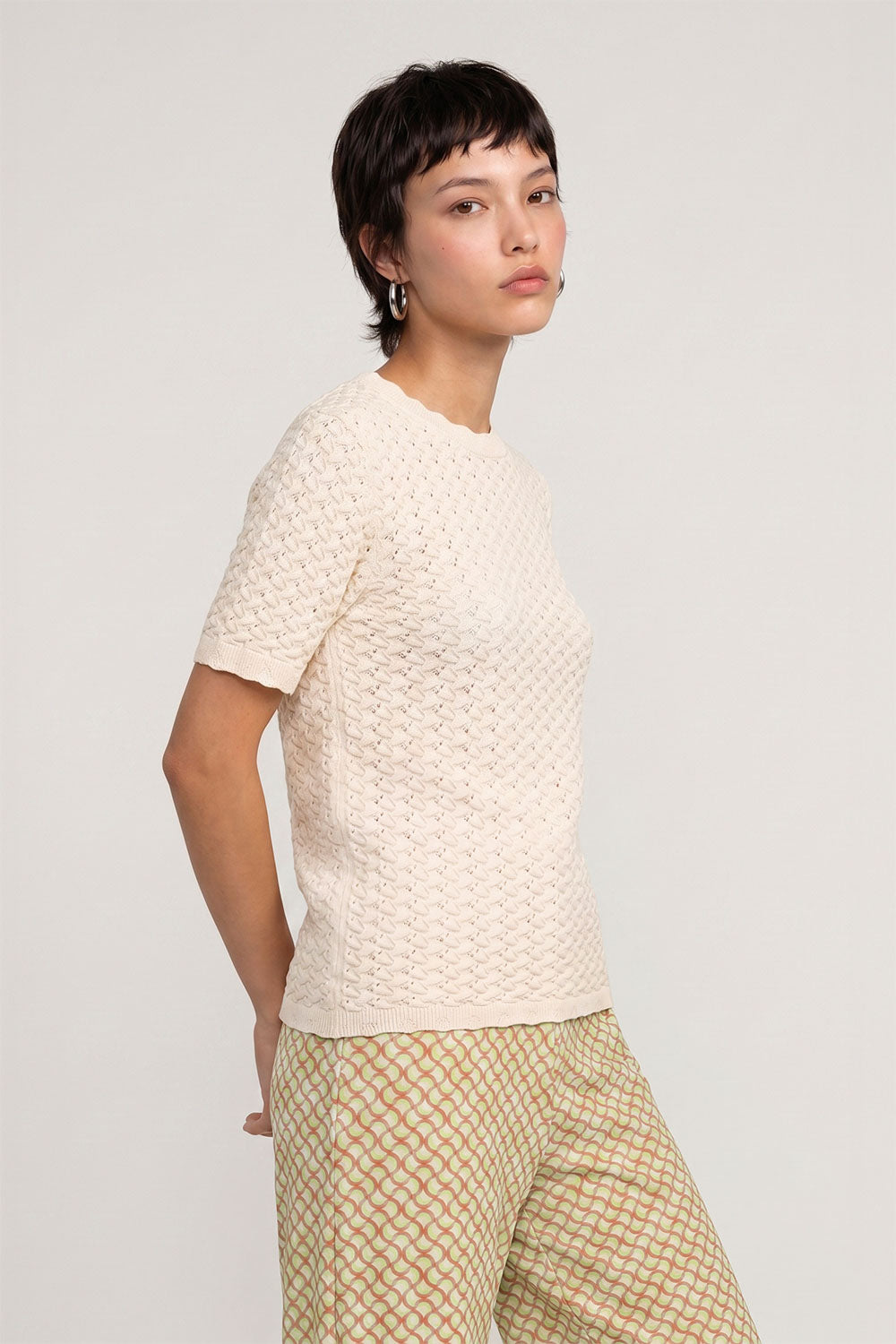 Image Lunethh – Ajour-Pullover Bio-Baumwolle_1
