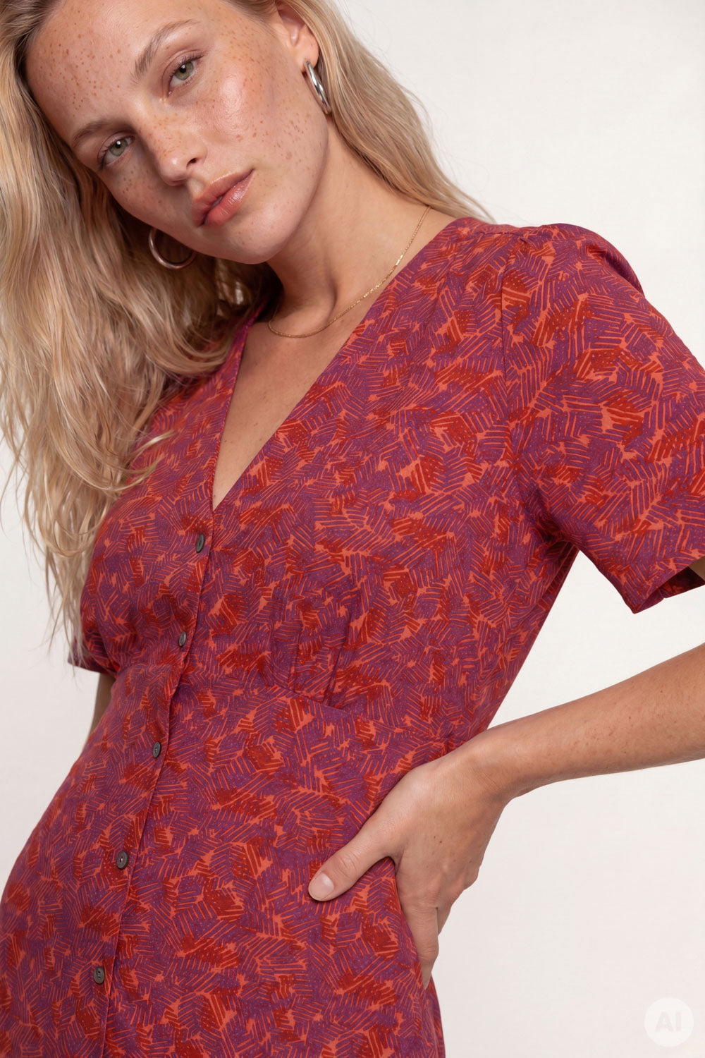 Image Ainn – Kleid EcoVero-Viskose Print_3