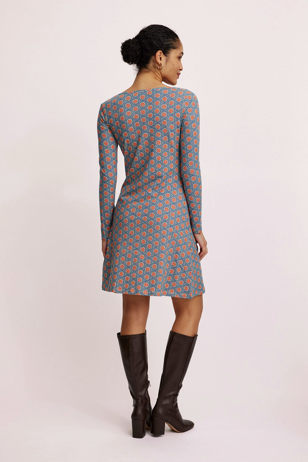 Kurzes Jersey-Kleid