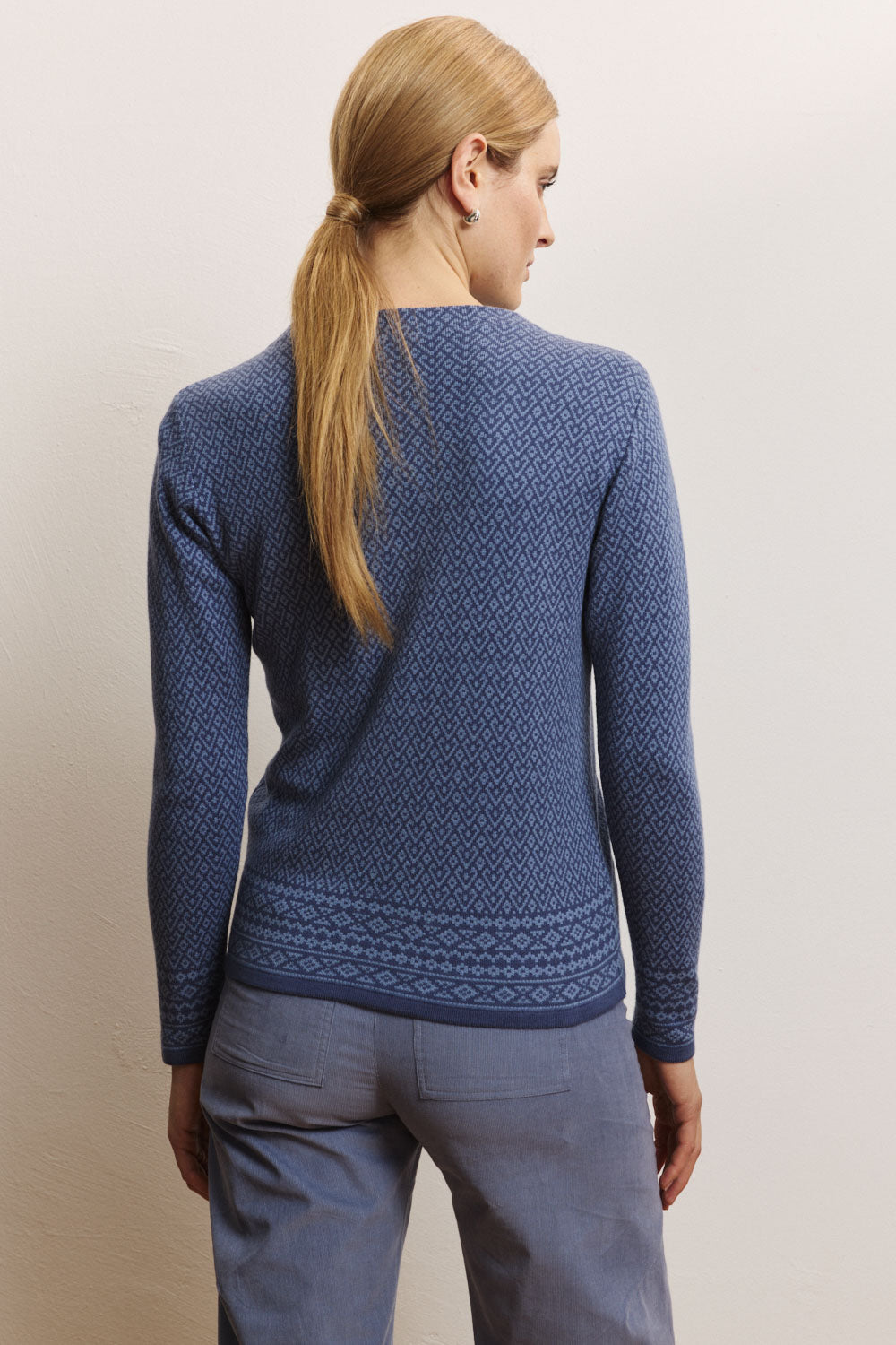 Strick-Pullover Lieen aus Biobaumwolle