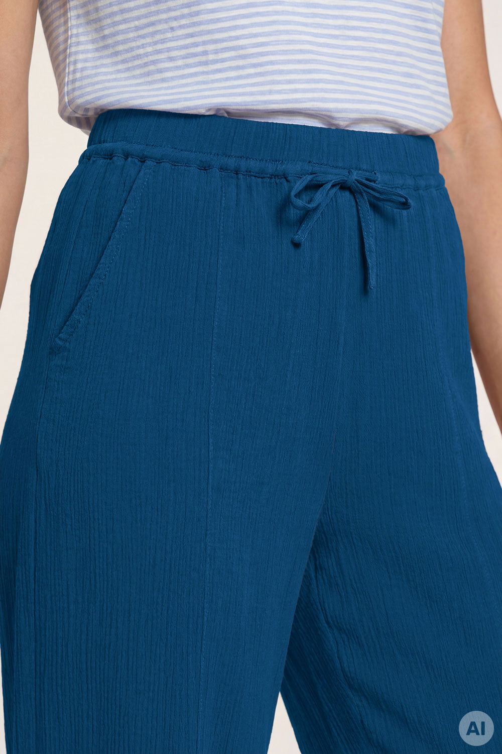 Image Ritikaa – Barrel-Hose Slub-Musselin_3