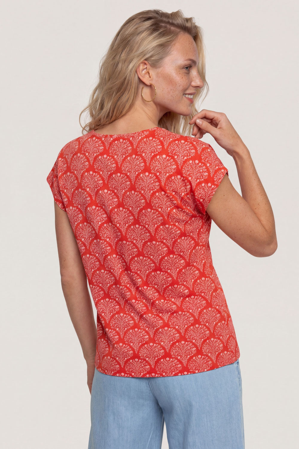 Image Elinn – Stretch-Jersey-Shirt V-Neck_2