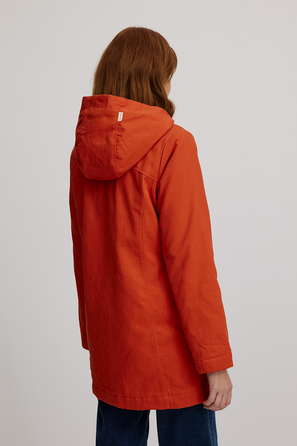 Taillierte Jacke aus Biobaumwolle