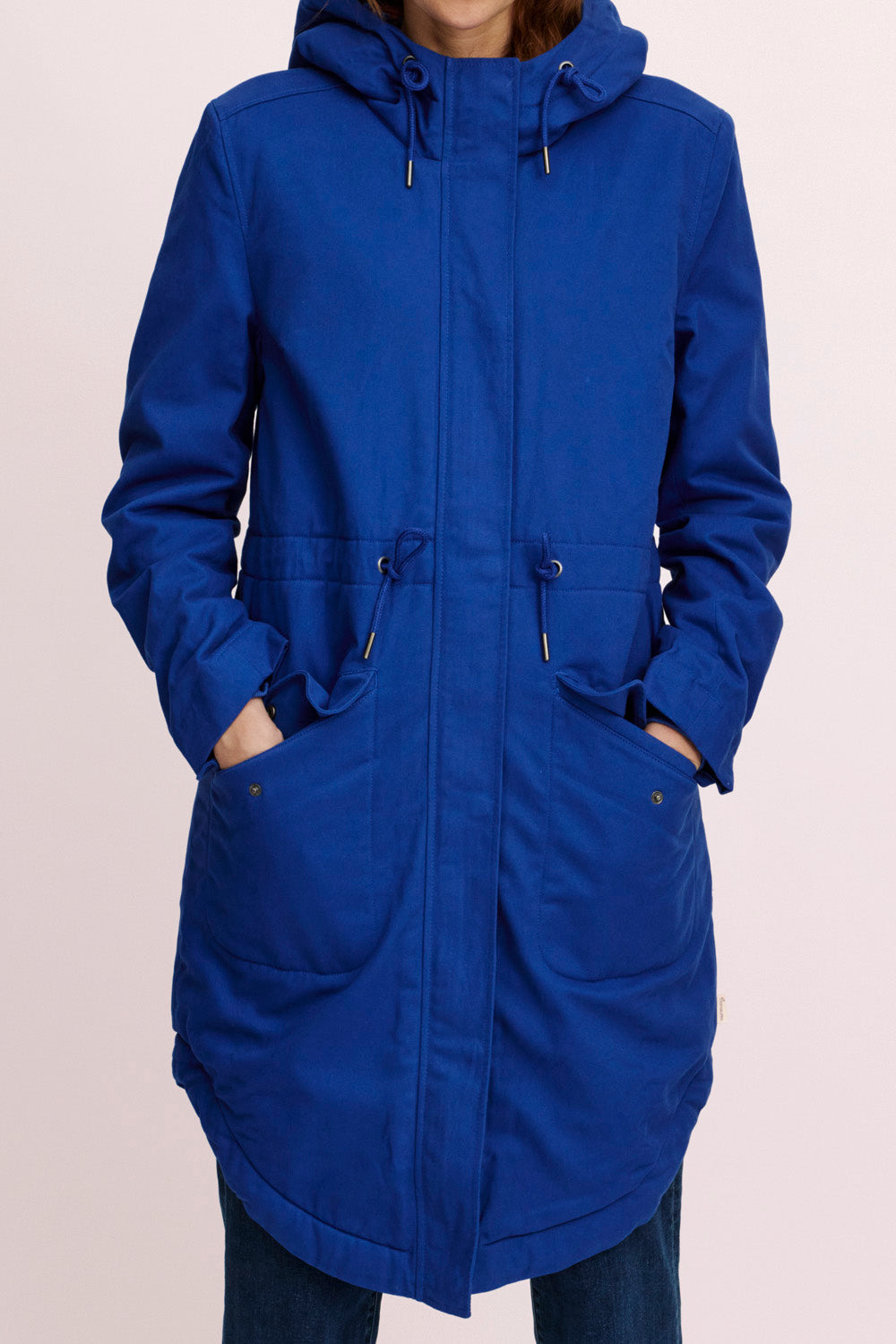 Gefütterter Parka aus Biobaumwolle