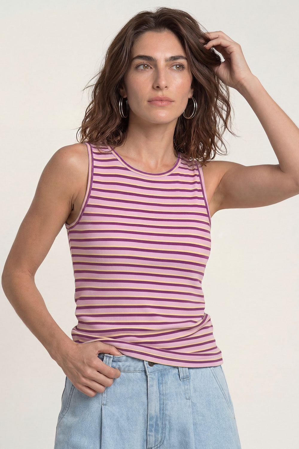 Image Willowenn – Rib-Tanktop Streifen_1