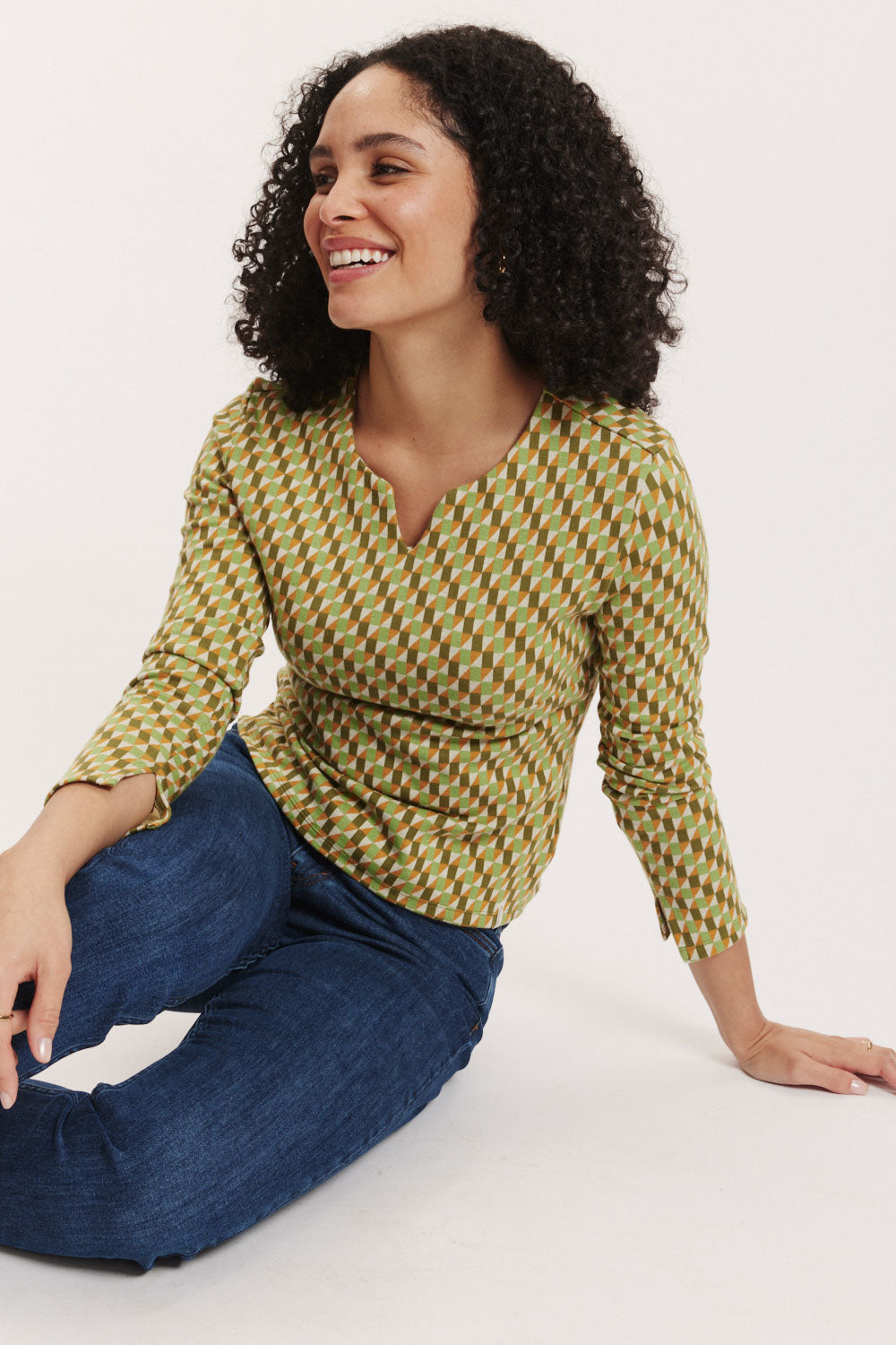 Strick-Pullover Aiskee aus Biobaumwolle