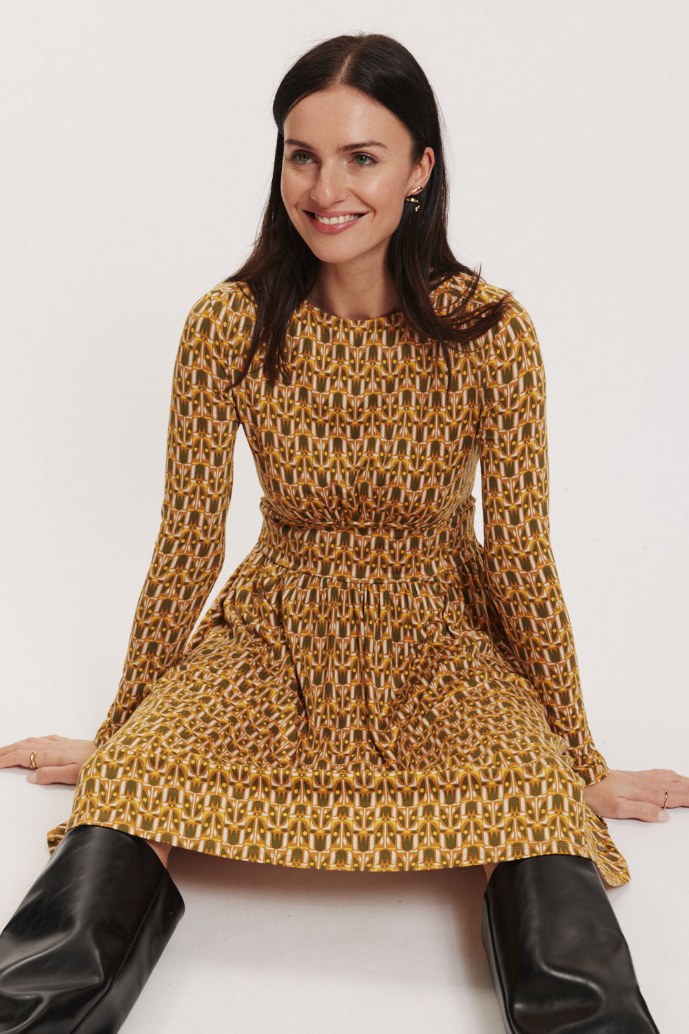 Jersey-Kleid Corinnee aus Viskose